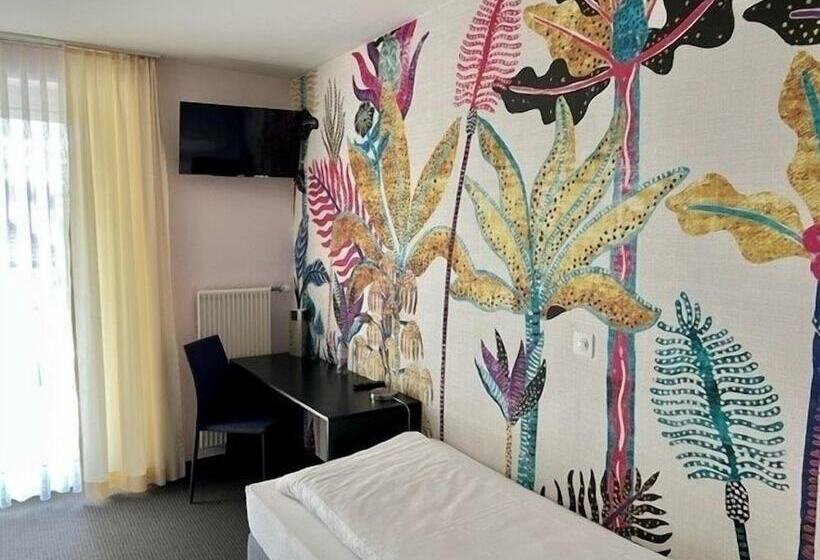 발코니 스탠다드 싱글 룸, Balegra City Hotel Basel Contactless Self Check In