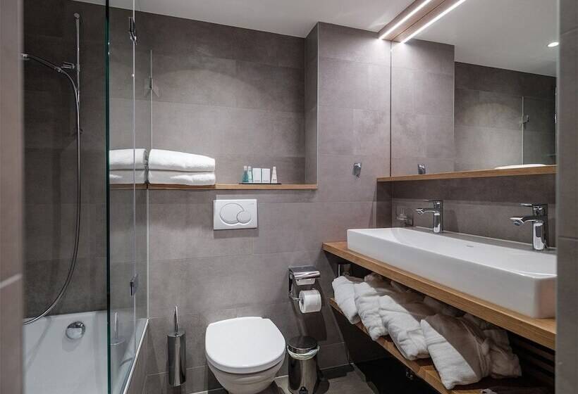 شقة ديلوكس غرفة واحدة, National Zermatt   Matterhorn Views, Sunnegga Gateway & Spa