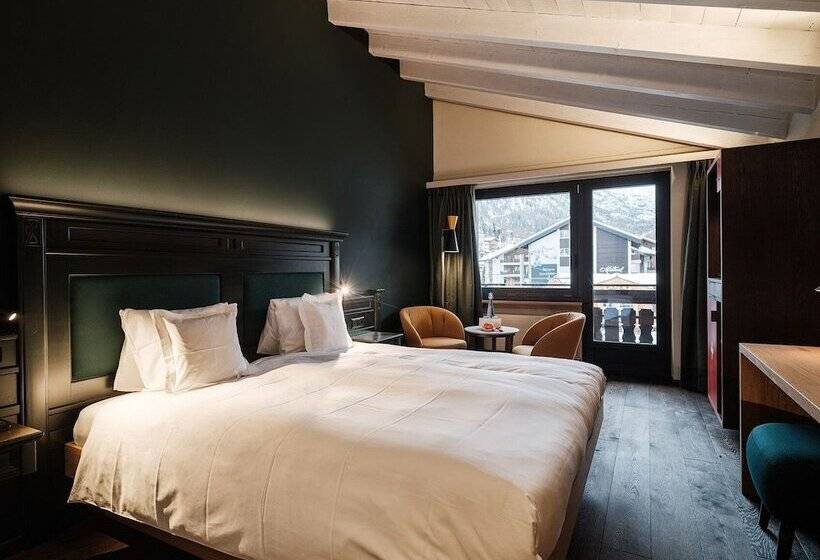 شقة ديلوكس غرفة واحدة, National Zermatt   Matterhorn Views, Sunnegga Gateway & Spa