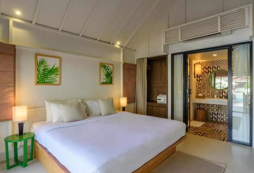 ویلای 1 خوابه با چشمانداز باغ, Paradise Beach Resort, Koh Samui Sha Extra Plus