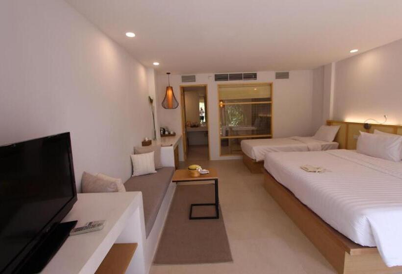 디럭스 트리플 룸, Paradise Beach Resort, Koh Samui   Sha Extra Plus