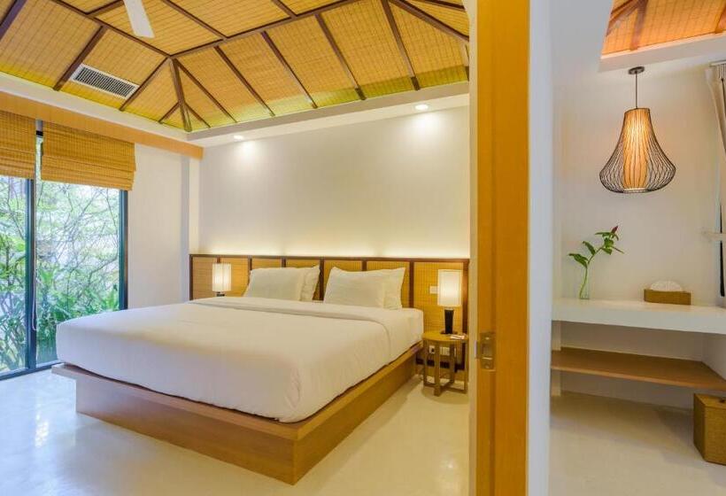 デラックスビラの１ベッドルーム, Paradise Beach Resort, Koh Samui   Sha Extra Plus