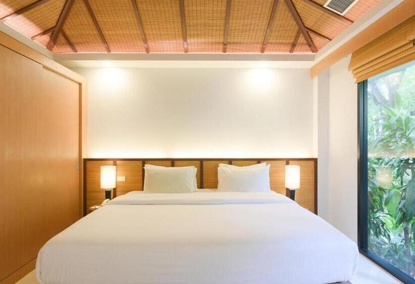 デラックスビラの１ベッドルーム, Paradise Beach Resort, Koh Samui   Sha Extra Plus