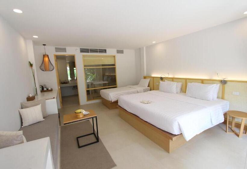 デラックストリプルルーム, Paradise Beach Resort, Koh Samui   Sha Extra Plus