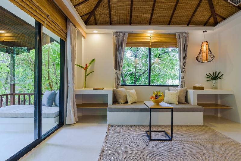 デラックスビラの１ベッドルーム, Paradise Beach Resort, Koh Samui   Sha Extra Plus