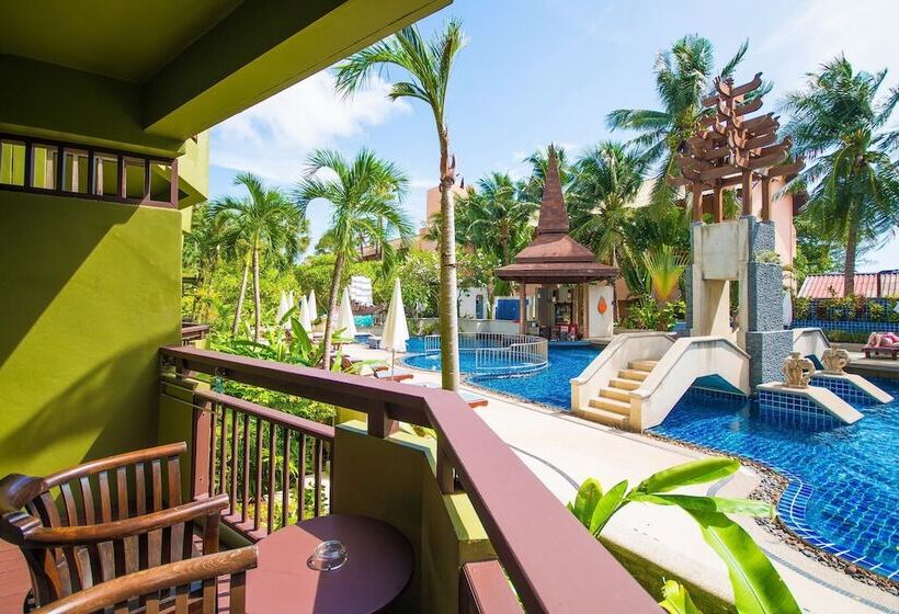 带泳池观景的豪华房, Phuket Island View Resort   Sha Extra Plus