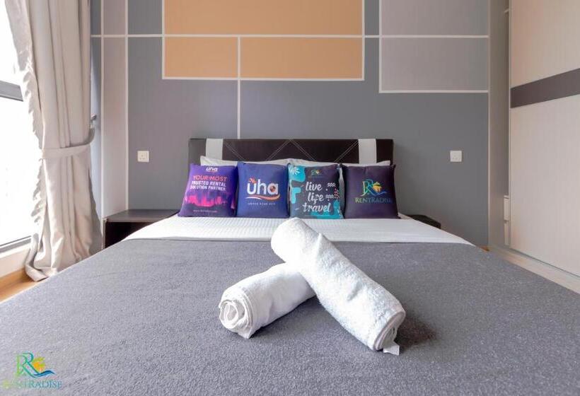 דירה בת חדר שינה 1 עם מרפסת, Country Garden Danga Bay @ Uha