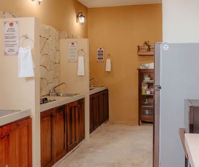 共用房间的床, Hostal Tunich Naj &