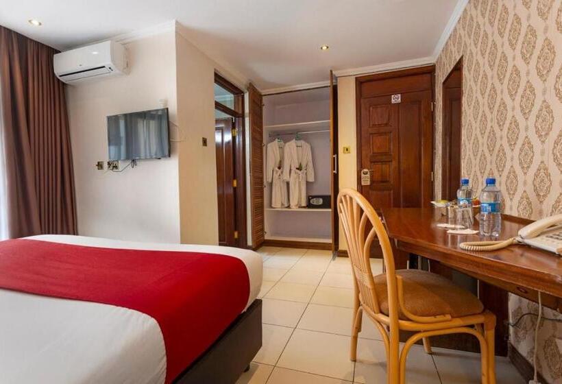 اتاق یک تخته با چشم‌انداز باغ, Victoria Comfort Inn Kisumu