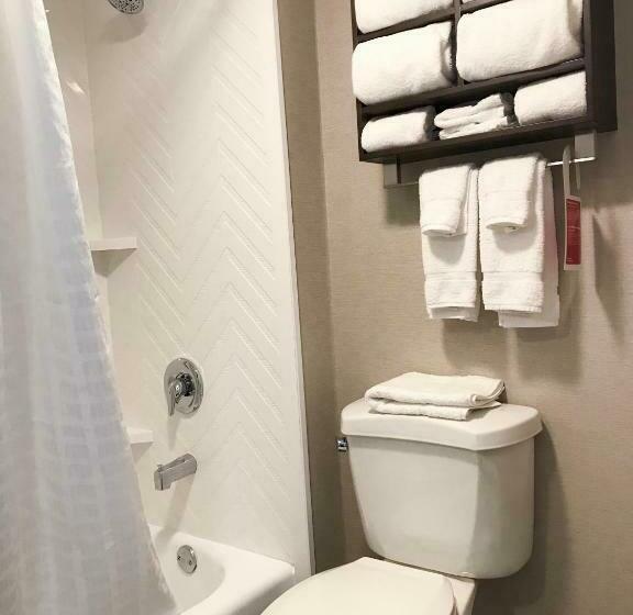 带大床的复式套间, Ramada By Wyndham Suites Orlando Airport