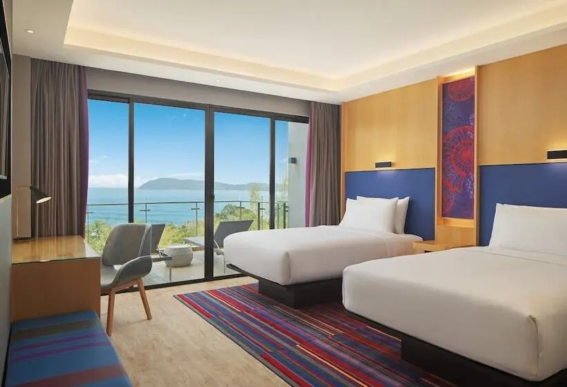 اتاق استاندارد با بالکن و چشمانداز دریا, Aloft Langkawi Pantai Tengah