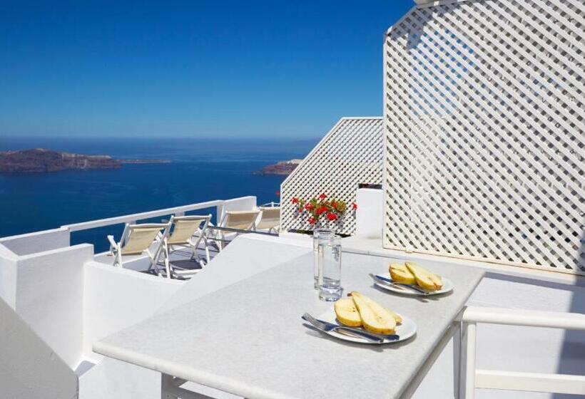 Suite Superior con Vista, Whitedeck Santorini
