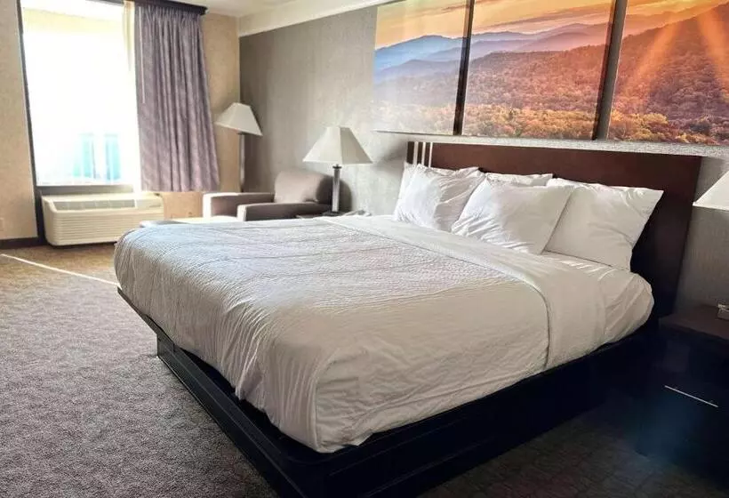 身障者適用キングサイズベッドルーム, Days Inn By Wyndham Columbia Kentucky