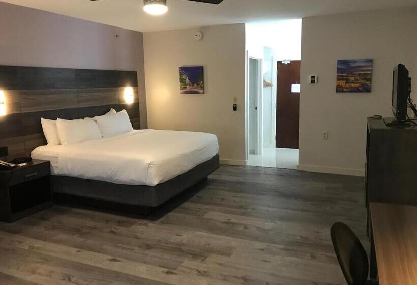 חדר דחוקס עם מיטת קינג, Hom, A Trademark Collection