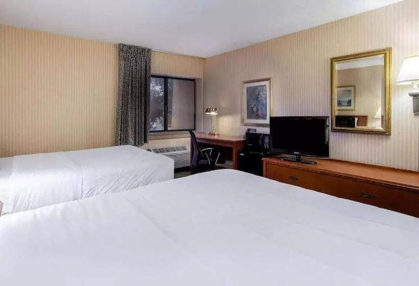 ２ダブルベッドのスタンダードルーム, La Quinta Inn By Wyndham Detroit Southgate