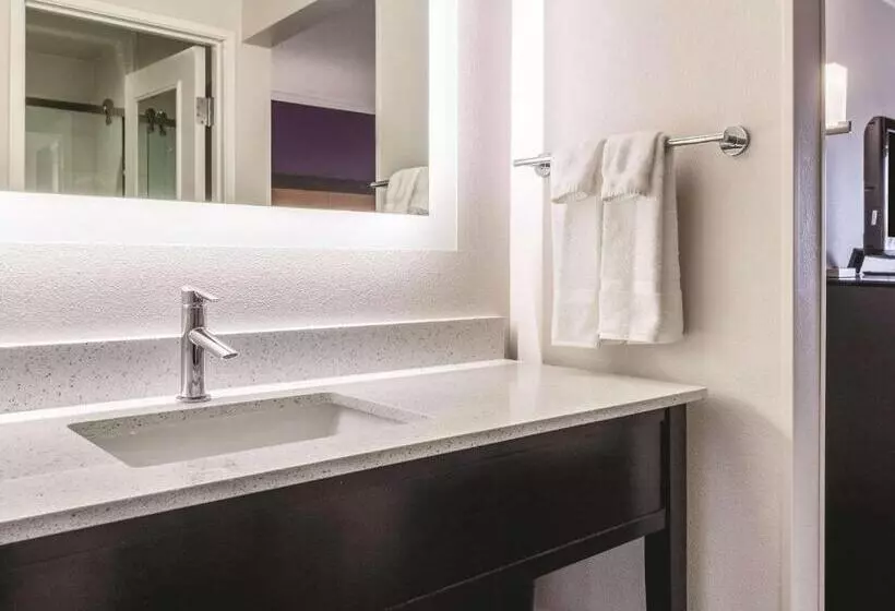 キングサイズベッドのデラックスルーム, La Quinta By Wyndham Cleveland   Airport North