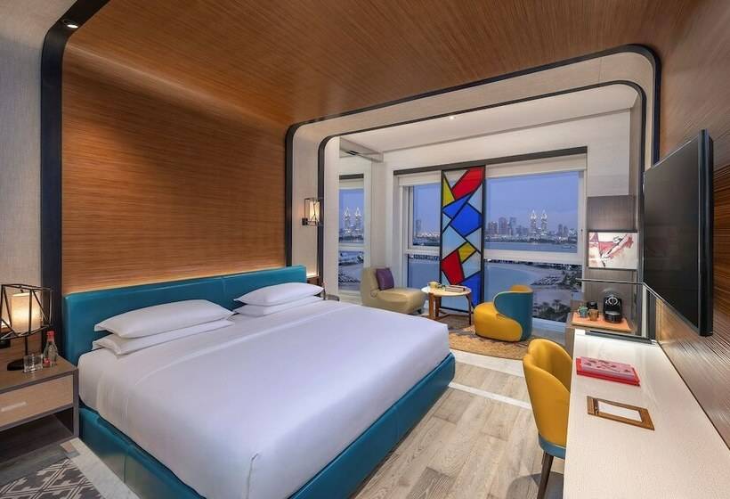 اتاق استاندارد با چشم‌انداز دریا, Andaz Dubai The Palm