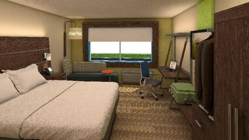キングサイズベッドのスイートルーム, Holiday Inn Express & Suites   Dalton   Walnut Ave, An Ihg