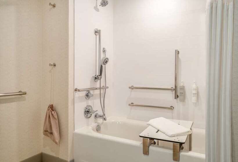 キングサイズベッドのデラックスルーム, Hilton Garden Inn Olive Branch, Ms