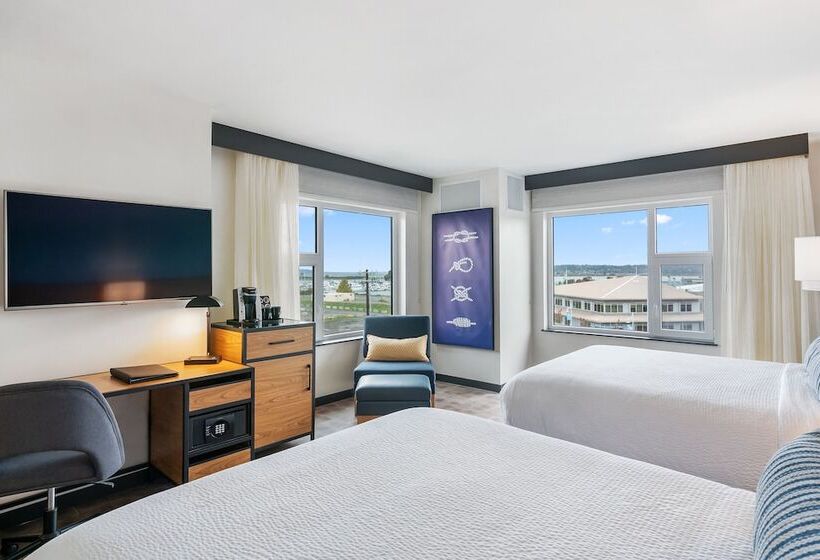 غرفه قياسيه سريرين مزدوجين, Indigo Seattle Everett Waterfront Place, An Ihg