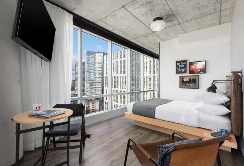 带观景的标准间, Moxy Boston Downtown