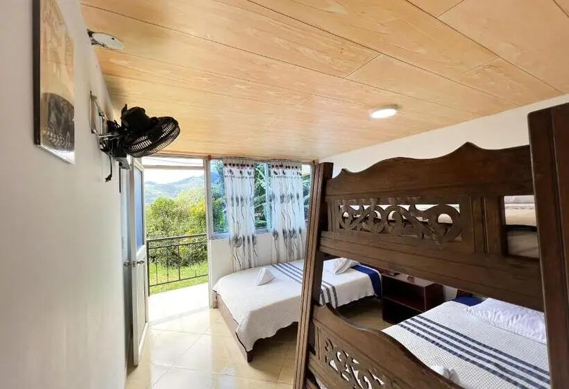 ファミリールーム, Cabañas Lluvia De Oro