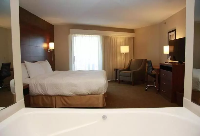 キングサイズベッドのスタンダードルーム, Budget Host Inn & Suites
