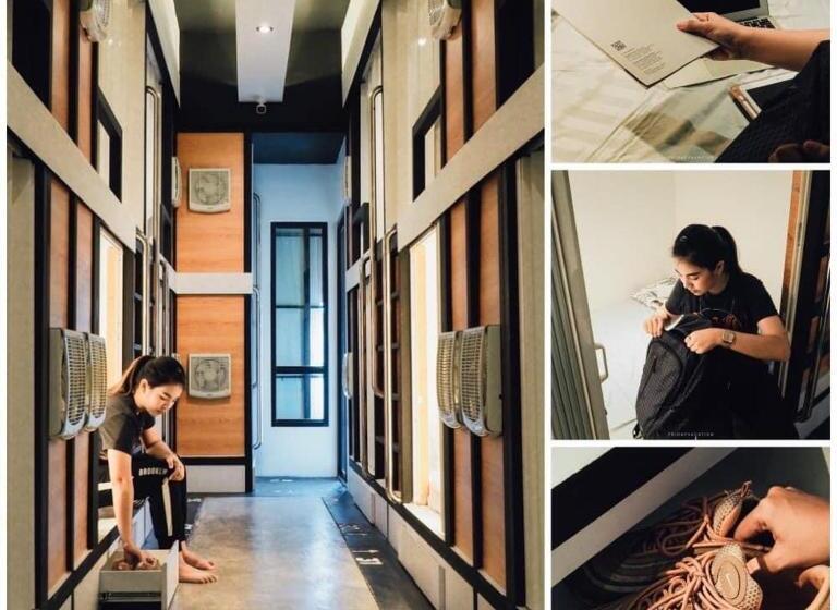 Кровать в Общей Комнате, Sleepbox Hostel Suratthani