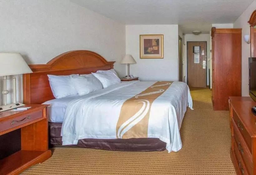 キングサイズベッドのスタンダードルーム, Quality Inn & Suites University