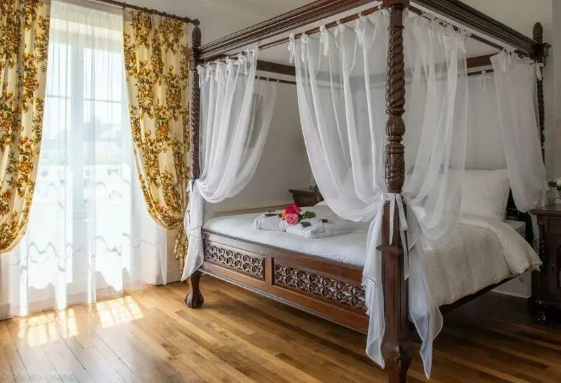 キングサイズベッドのデラックスルーム, Maison D Hôtes De Charme La Rose De Ducey Près Du Mont Saint Michel