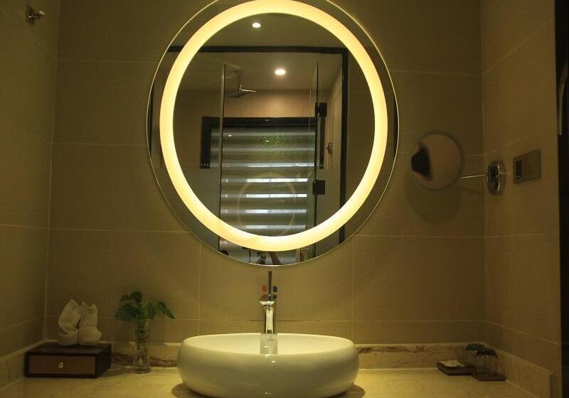 חדר סטנדרט עם מיטת קינג, Lavande Hotel Yinchuan Railway Station Wanda