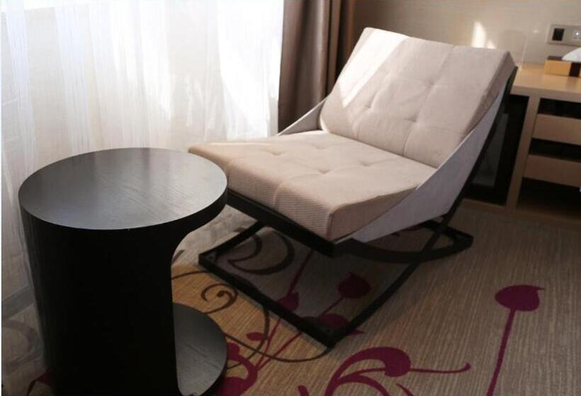 חדר סטנדרט עם מיטת קינג, Lavande Hotel Yinchuan Railway Station Wanda