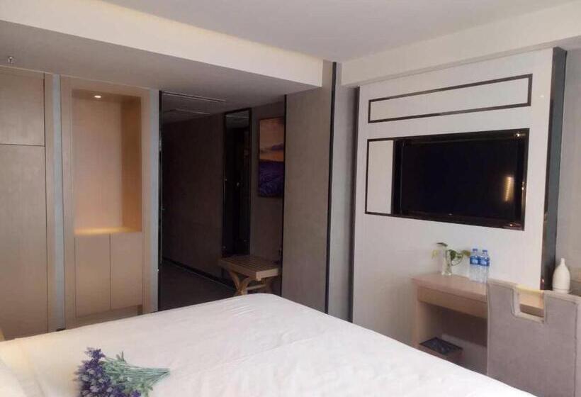 חדר סטנדרט עם מיטת קינג, Lavande Hotel Yinchuan Railway Station Wanda