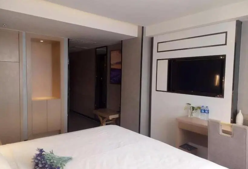 キングサイズベッドのスタンダードルーム, Lavande Hotel Yinchuan Railway Station Wanda