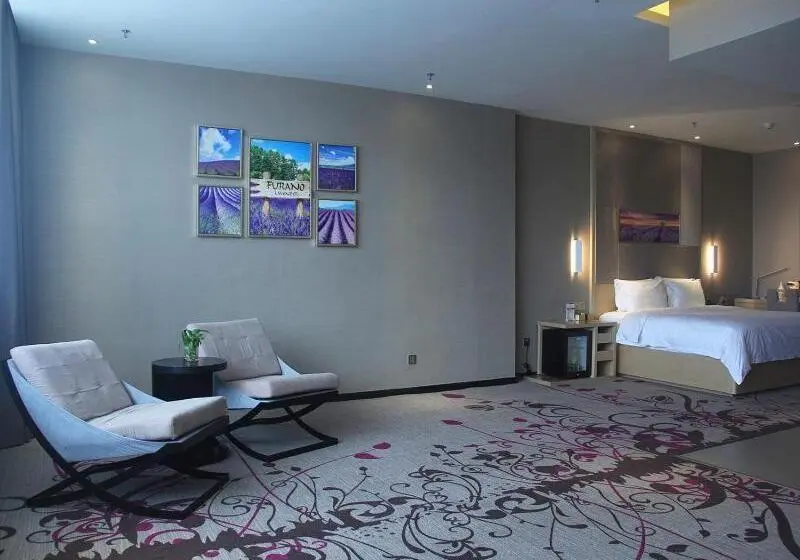 キングサイズベッドのエクゼクティブルーム, Lavande Hotel Yinchuan Railway Station Wanda