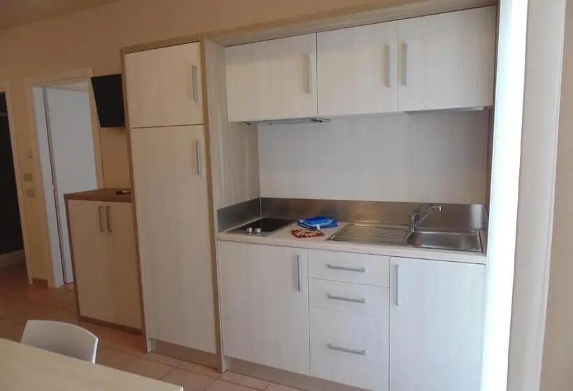 １ベッドルームのデラックスアパートメント, Residence Conchiglie