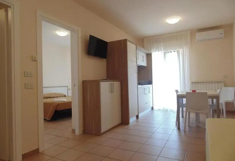 １ベッドルームのデラックスアパートメント, Residence Conchiglie