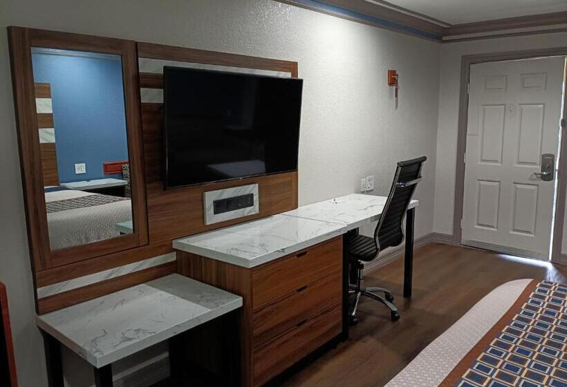 キングサイズベッドのスタンダードルーム, Americas Best Value Inn & Suites Alvin/houston