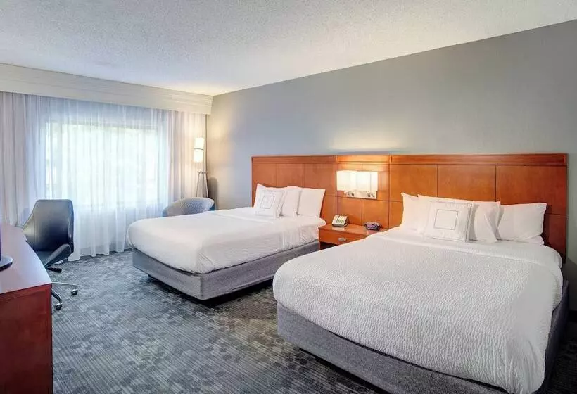 اتاق استاندارد با 2 تخت دوبل, Courtyard By Marriott Columbia Northeast/fort Jackson Area