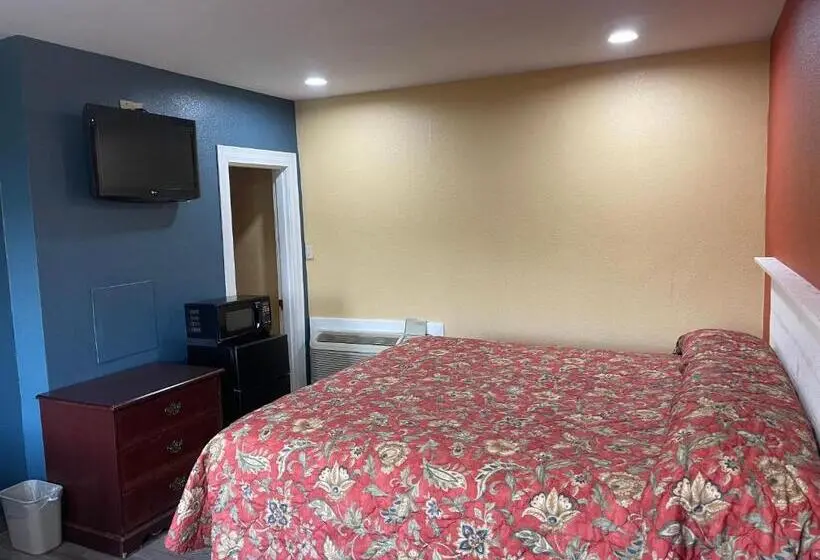 キングサイズベッドのデラックスルーム, Kenwood Court Motel
