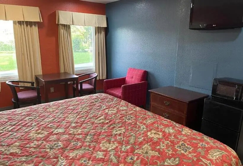 キングサイズベッドのデラックスルーム, Kenwood Court Motel