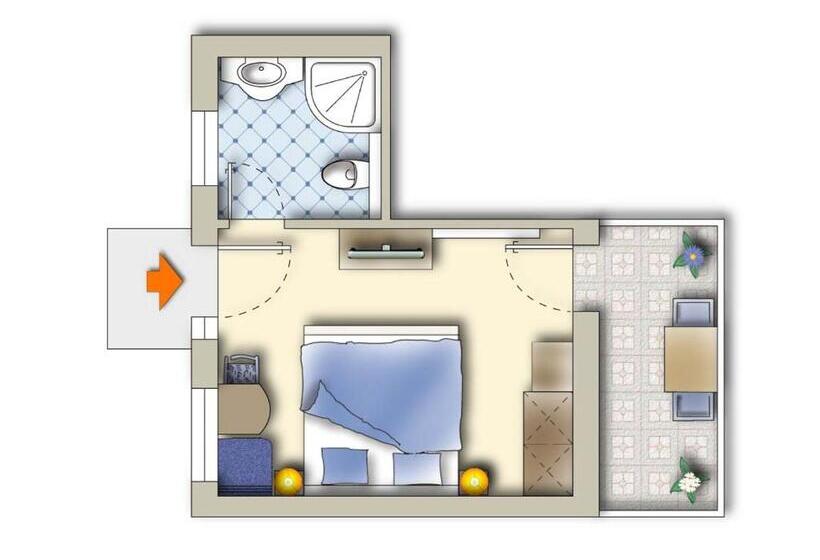 Номер Стандарт с Балконом, Alpenkönig