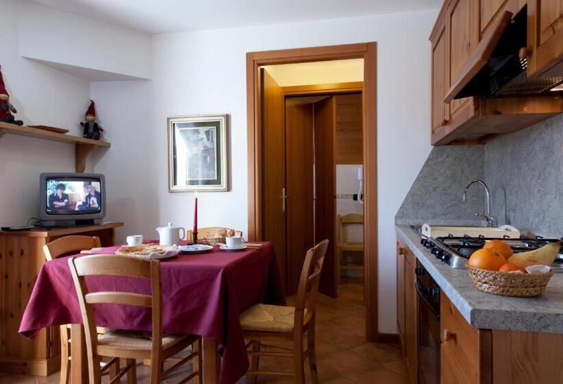 דירה בת חדר שינה 1 עם נוף, Residence Cavallino