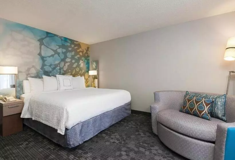 身障者適用キングサイズベッドルーム, Courtyard Dallas Mesquite