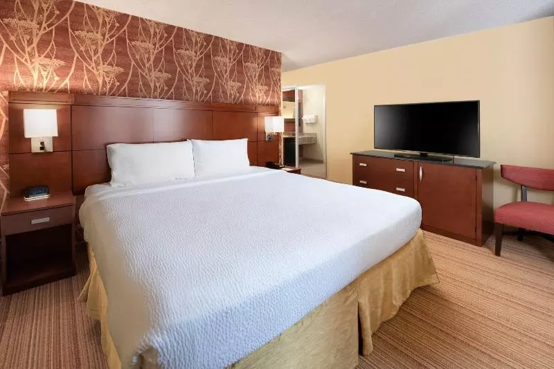 キングサイズベッドのスイートルーム, Courtyard By Marriott Dallas Plano In Legacy Park