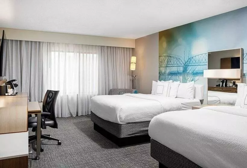 اتاق استاندارد با 2 تخت دوبل, Courtyard Paducah West