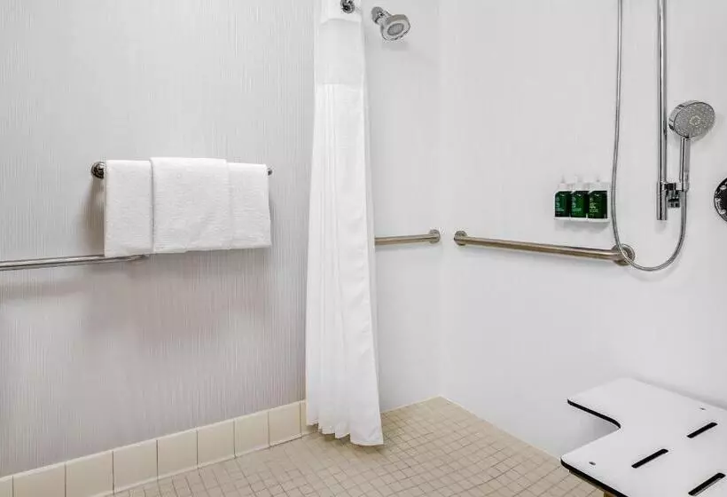 キングサイズベッドのスタンダードルーム, Courtyard By Marriott Pittsburgh Airport