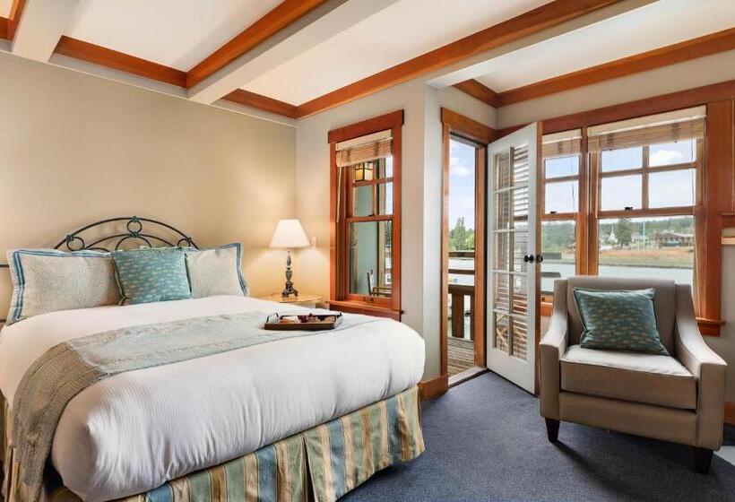 غرفة قياسية سرير ملكى, La Conner Channel Lodge