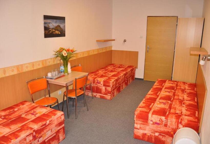 חדר סטנדרט לשלושה, Hostel Děčín Na Skřivánce