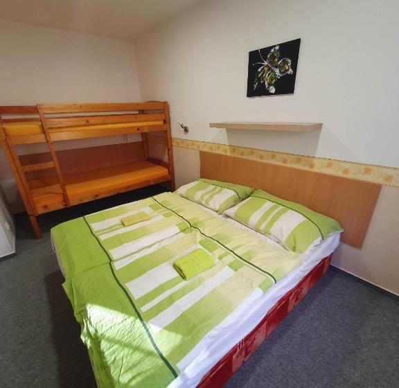 חדר סטנדרט לארבעה, Hostel Děčín Na Skřivánce